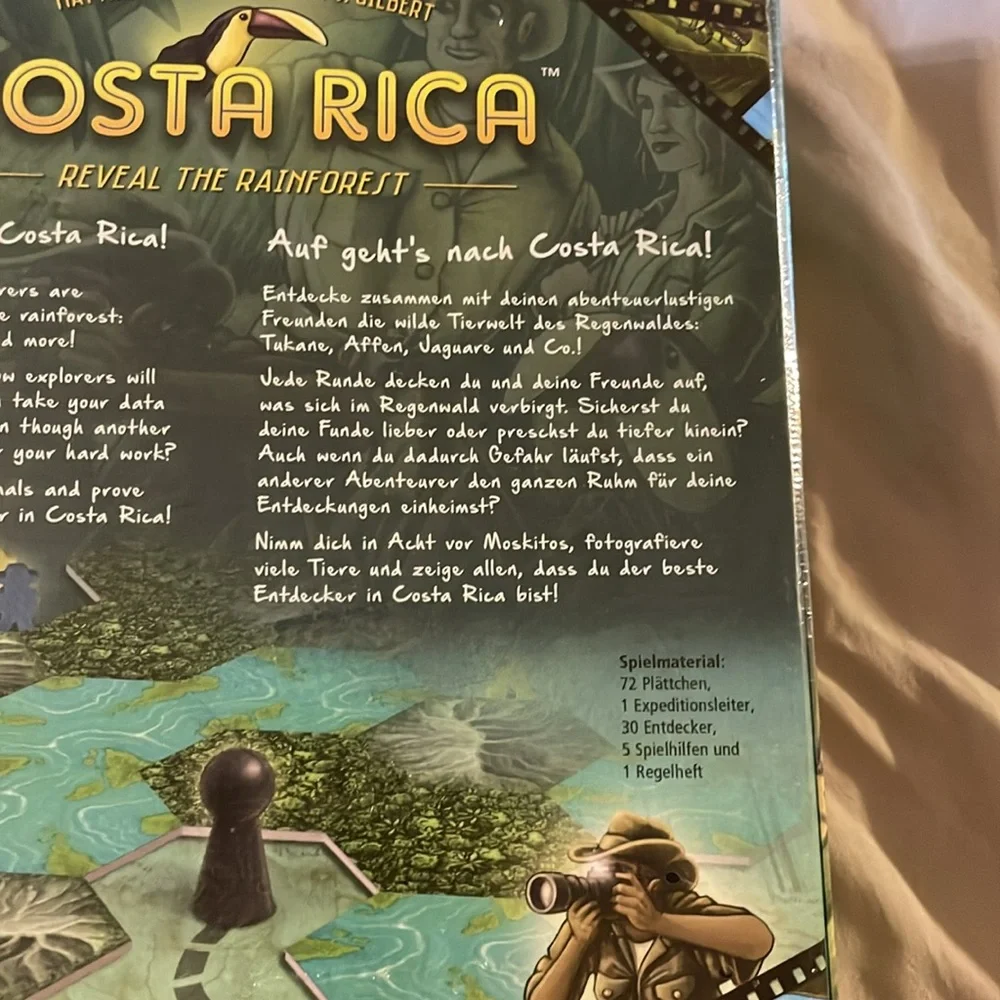 NWT Costa Rica Board Game by Mayfair Games